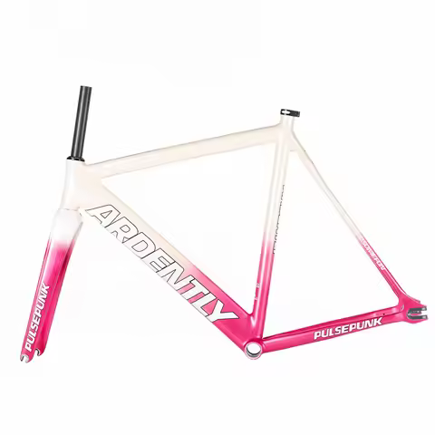 Ardently PULSE PUNK Frameset, 700C Track Fixie Bike Frame and Fork, Single Speed Bicycle Parts, 6069