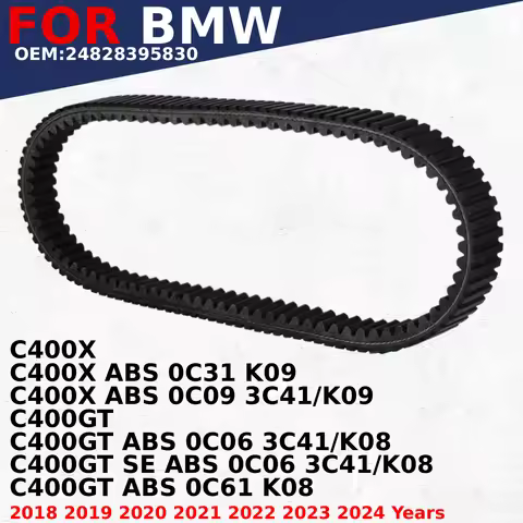 24828395830 Drive Belt Transfer Belt For BMW C400X C400GT ABS SE ABS 0C06 0C61 0C09 0C31 K09 K08 C40