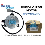 RADIATOR FAN MOTOR  ORIGINAL COOLGEAR 168000-1690 TOYOTA WISH 2010 ZGE20 ZGE21 ZGE22