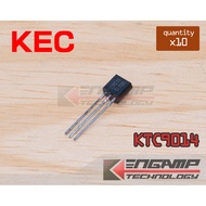 (10 Pcs) [TR] KTC9014D C9014 KEC NPN 150mA 50V EBC