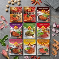 Indonesia FINNA SAMBAL TERASI IJO ULEG TERI RAWIT Shrimp Paste Chili Sauce Sambal Indonesia Sambal T
