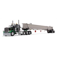 DCP 1: 64 Peterbilt 389 Hydraulic Steering Bridge Type Semi-Truck Alloy Model with Bridge Frame