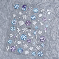 White Eyeliner Pen Eyelash Mascara Snowflake Shiny Sparkle Makeup Christmas Face Sticker COS Elf Mak