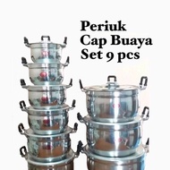 PERIUK CAP BUAYA BERTANGKAI 9 BERADIK