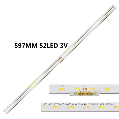 For 55" TV QN55LS01RCF QE55LS01RCU QN55LS01TAF GQ55Q64RGT GQ55Q65RGT QE55LS01TAS LED Strip V9Q6-550S
