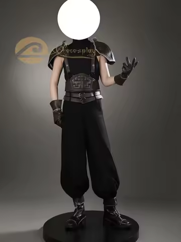 Zack Fair Cosplay Game VII Rebirth Zack Fair Costume Shoes Men Role Play Halloween Outfits C08878