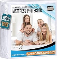 Utopia Bedding Premium Waterproof Mattress Protector California King 200 GSM, Mattress Cover, Breath