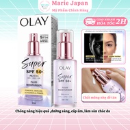 Olay Super Spf50+ Fluid Moisturizer Moisturizing, Brightening, Firming Sunscreen 50ml Thailand