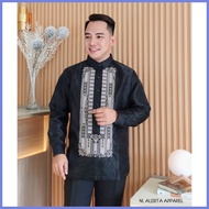 ❥ ❂ MODERN BARONG TAGALOG FOR MEN BLACK