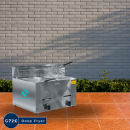 Deep Fryer Gas 55 Liter 1 tempat / Deep Fryer Gas 5 5 Liter 2 tempat Fomac