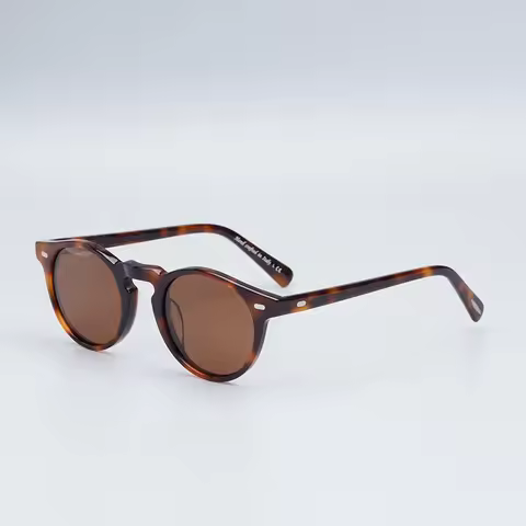 Oliver Gregory Peck Sunglasses Women Acetate Retro Round Polarized Vintage Driving Glasses Shades fo