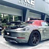 ar Rear Trunk Spoiler Boot Lip Wing for Porsche 981 718 987 997 998 911 GT4 Carbon Fiber / FRP