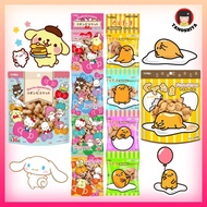 HOKKA SANRIO&GUTETAMA  CHARACTERS RIBBON CUSTARD BISCUIT(4pack/Stand Pack)