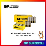 GP Supercell AA AAA 1.5V Heavy Duty Battery - 40pcs AAA, Non-Leakage, Long Shelf Life