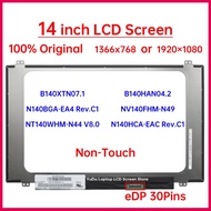 14 Inch LCD Screen B140XTN07.1 B140HAN04.2 NV140FHM-N49 For Lenovo ThinkPad E480 E485 E490 E495 Disp