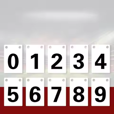 0-9 Score Keeper Score Flipper Lightweight Compact Scoring Board Multipurpose Scoreboard for Sports