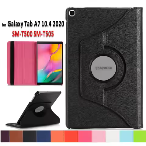 360 Rotating Case for Samsung Galaxy Tab A7 10.4 SM-T500 T505 Lite 8.7 T220 Tablet Cover Tab A 8 T29