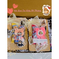 [Text on request] Cute Paper Bag Gift Set - Gift for Girlfriends and Colleagues