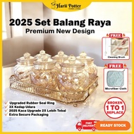 Set Balang Kuih Raya Kedap Udara Bekas Kuih Raya Set Viral 2025 Jar Balang Kaca Bekas Kuih Kedap Uda