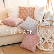 〖 Orphan Special Offer 〗 INS Style Pattern Multicolor Plush Pillowcase Pillowcase Sofa Pillow Cushio