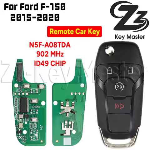 Zz Key Master Car Key 2015-2019 N5F-A08TDA ID49 CHIP 902MHz For Ford Fusion Raptor Ranger F150 F250 