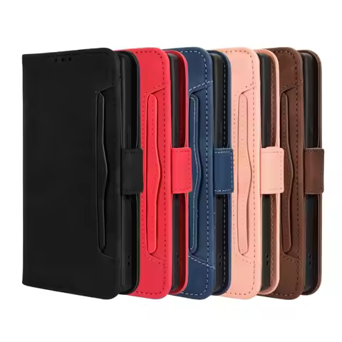 For Sharp Aquos R10 Premium Leather Wallet Leather Flip Multi-card slot Cover For Sharp Aquos R10 Ph