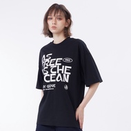 BODY GLOVE  Womens “OCEAN SOUL" Oversize T-Shirt - เสื้อยืดโอเวอร์ไซซ์ สีดำ
