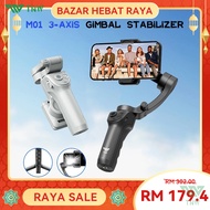 TNW M01 3-Axis Smartphone Gimbal Stabilizer with Fill Light Anti-shake Handheld Gimbal for Phone Vlo