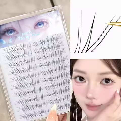 Light Style Foxes Fake Lashes Baby Wind False Eyelash Natural Curl 9-11mm Black Eyelash Extension Fo