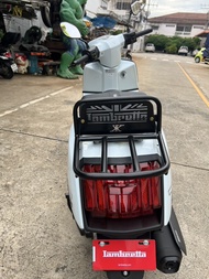 Rack ท้าย Lambretta X300 logo สีแดง ราคาลดพิเศษจนของหมด RED LOGO it is on Fire 🔥  🎸z🎸