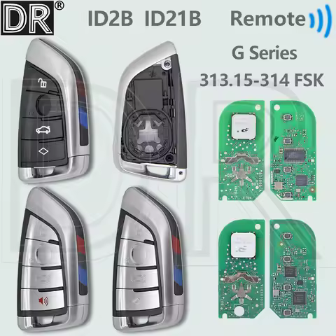 DR 313.15-314FSK ID2B ID21B ID49 Chip G Chassis OEM PCB Proximity Car Remote Key For BMW X1 X3 X5 BD