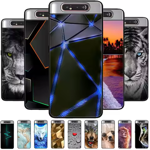 For Samsung Galaxy A80 Case A 80 Shockproof Soft TPU Silicone Phone Cover For Samsung Galaxy A80 Fun