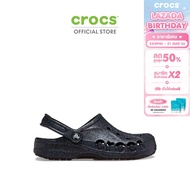 CROCS รองเท้าลำลองผู้ใหญ่ BAYA GLITTER CLOG รุ่น 205925001 - BLACK