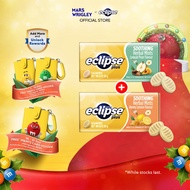 [Bundle of 2] Eclipse Plus Honey Lemon + Loquat Pear Tins 30g Soothing Herbal Mints / Sugar Free / S