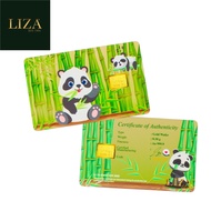 LIZA 0.10g 999.9 Gold Bar (Panda)