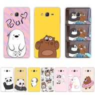 We Bare Bears Panda theme Case TPU Soft Silicon Protecitve Shell Phone Cover casing For Samsung Galaxy on7/on7 pro/j7 duo