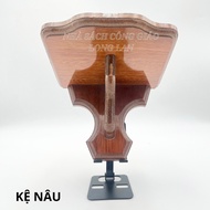 NSCG- BROWN WOODEN ALTAR SHELF - CATHOLIC ALTAR