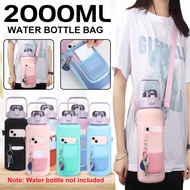 2L Water Bottle Covers Large Capacity Motivational sling bag  bottle bag Water Bottles Holder Bag Th