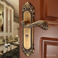 Household Set Locks Door Locks Bedroom Universal European Style Indoor Handles Solid Wood Door Locks
