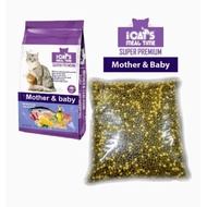 iCats meal time mother & baby cat food 1kg repack