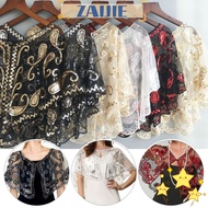 ZAIJIE24 Sequin Shawl, Sequin Beaded Dress Accessory Flapper Shawl, Fashion Cover Up Polyester Yarn Mesh Dress Shawl Party