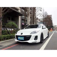 2013年 MAZDA 3 2.0 S 5D 頂級馬三 全車精品 僅跑9萬 認證好車 JBT卡鉗 精裝鋁圈 重低音 全車如新!