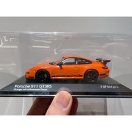 Minichamps 1/43 Mini Cut porsche porsche 911 (997) GT3 RS Orange Black Wheel Black Latte 2006 Very C