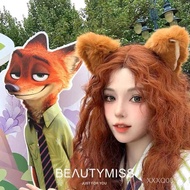 Headwear Ears Zootopia Disney Nick Headband Headband Headwear Suitable for Fox Hair Cave Disney