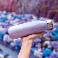 01LIV x wbottle 500ml不銹鋼雙層真空茶滤防漏保溫瓶環保杯紫色