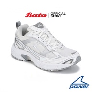 Bata Power Lace-Up Sneakers For Women ZETA RELIC White 5281847