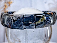 【無盡迴圈】全美活彩納米比亞風暴深藍彼得石 水晶手排手串 實拍