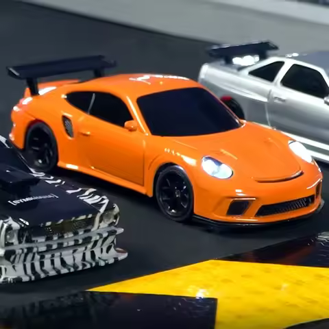 Remote Control Scale 4-Drive Bmw Porsche Gt3 Racing Drift Car 1/43 Full Rc Sports Car Model Boy toys