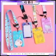 GANTUNGAN Gbi Lanyart Card Holder Id Card Name Tag Cartoon Character Card Hanger Lanyard MRT Access Busway E-Money Flazz BRIzi Card Holder Cartoon Character