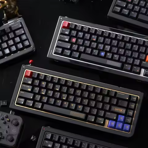 80Retros GAME1989 Black Keycap Set PBT Custom Black Gold Knight Keyboard Cap Cherry Profile KeyCap f